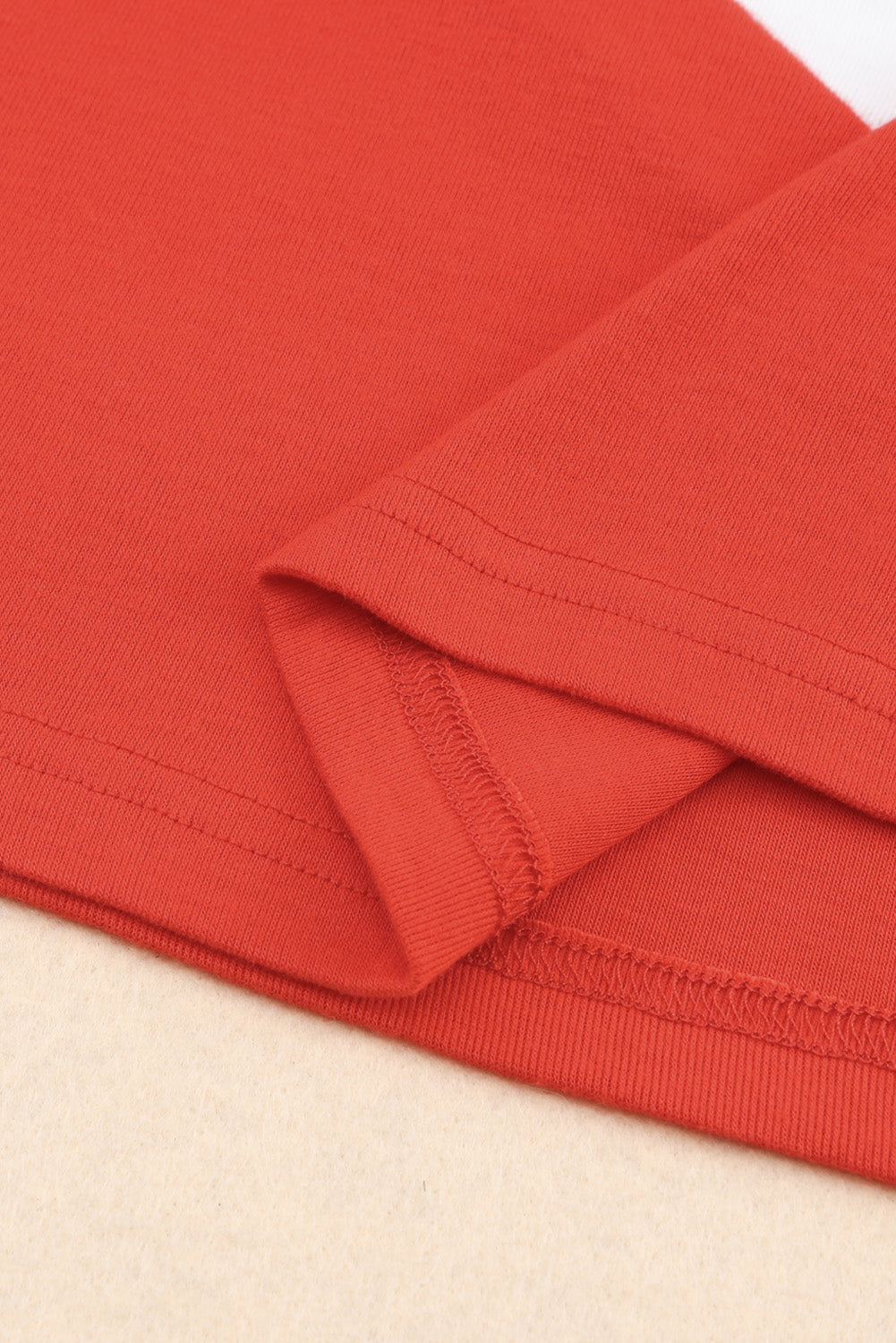 Narančasta prevelika pletena majica u obliku ševrona