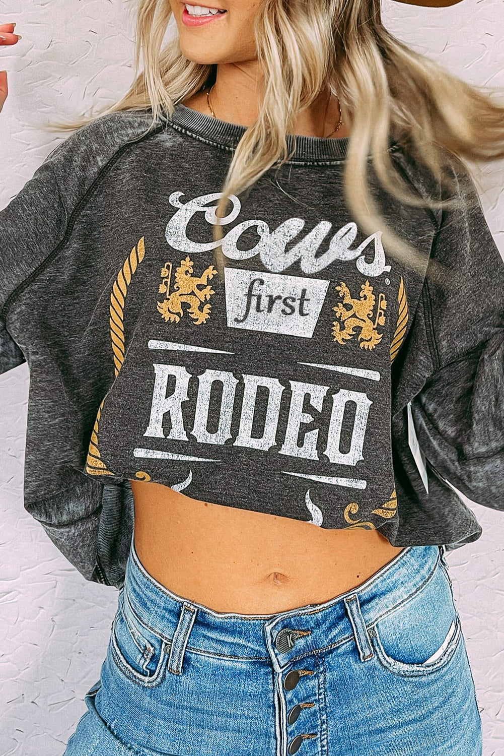 Siva Coors Banquet RODEO Graphic Mineral isprana majica