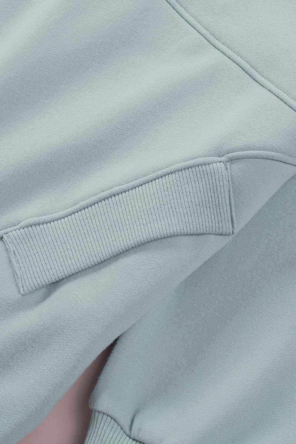 Bijela Henley majica s kapuljačom s rukavima u obliku šišmiša