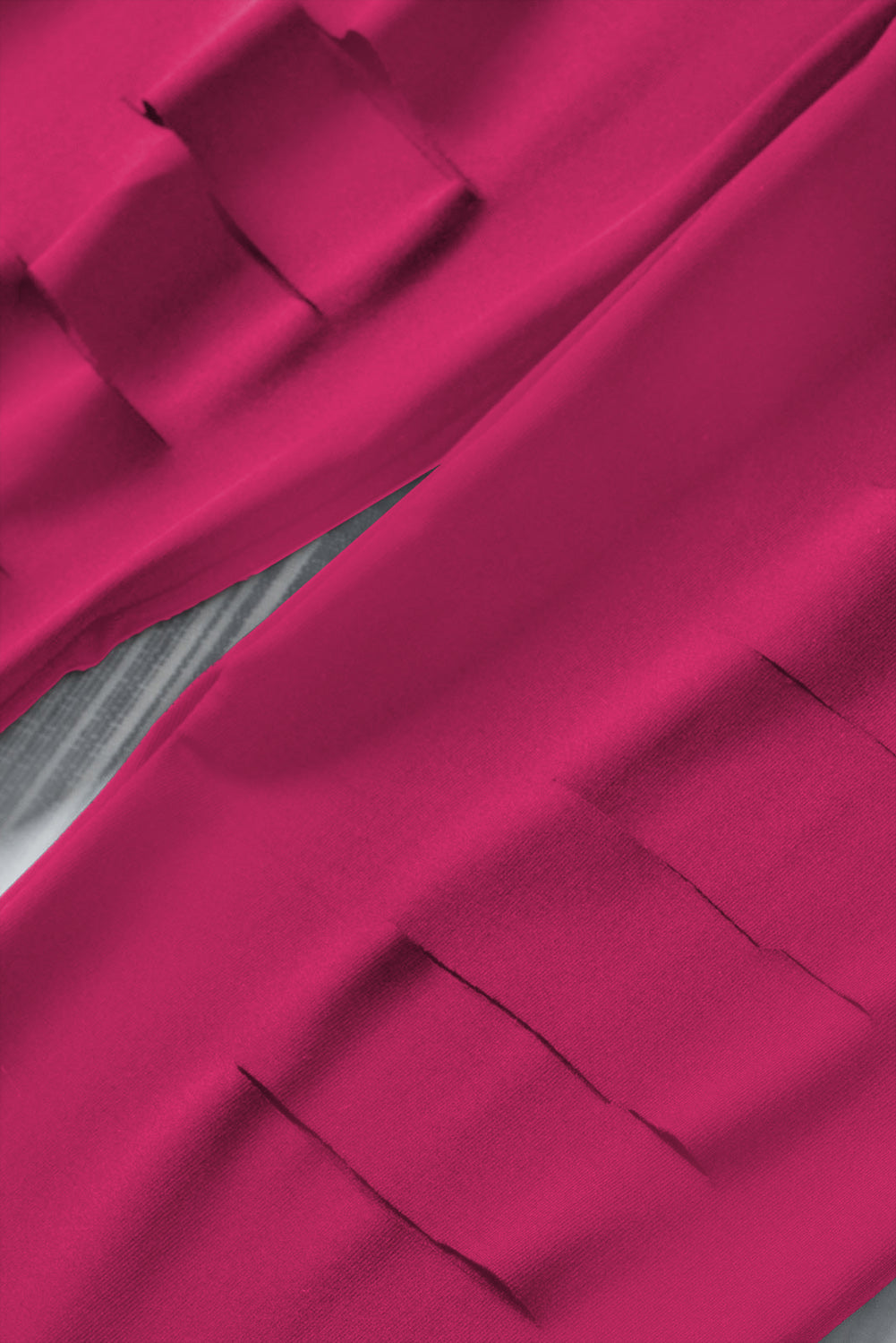 Pink Tie Dye izdubljene tajice za fitness Activewear