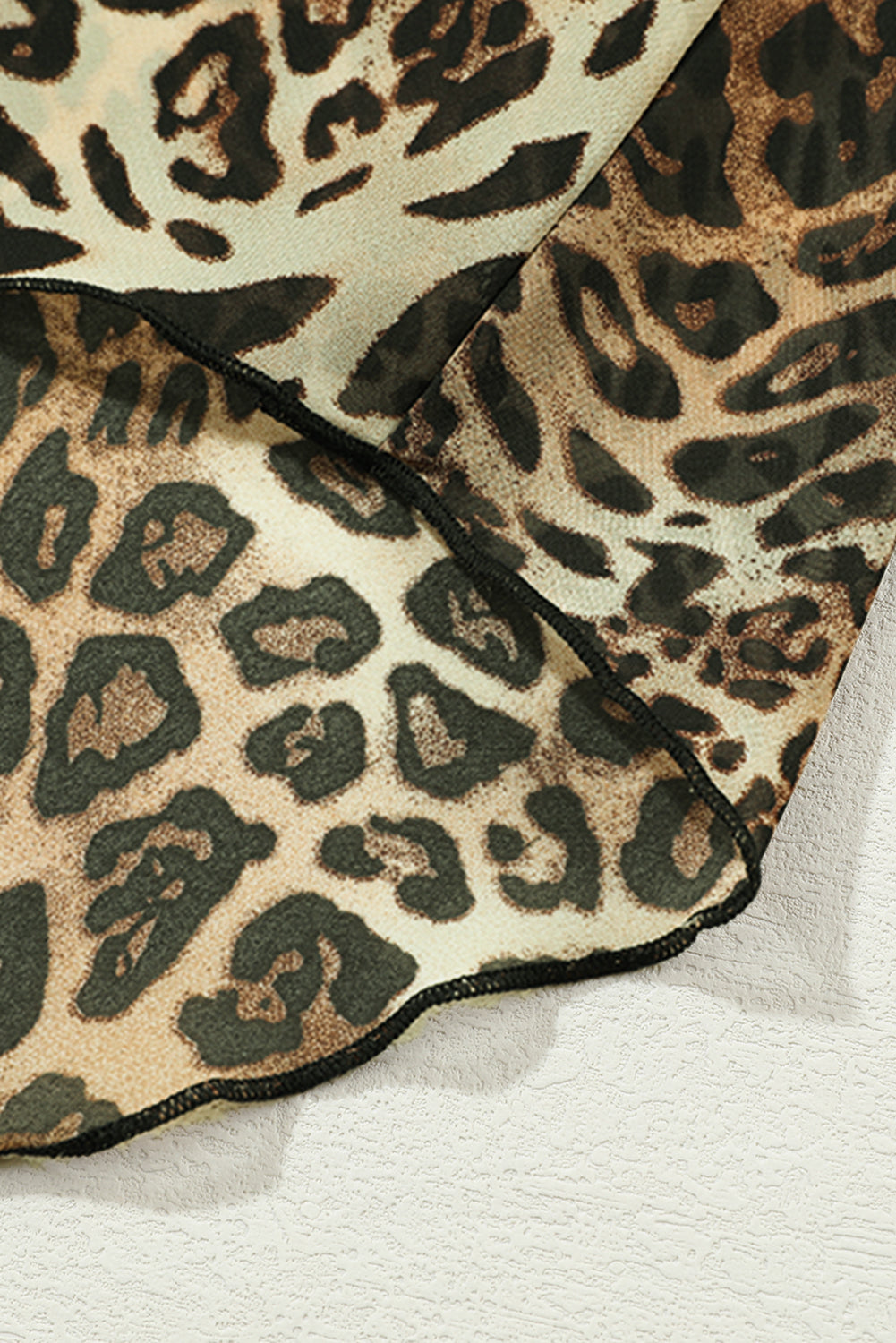 Leopard suknja začepljenog struka