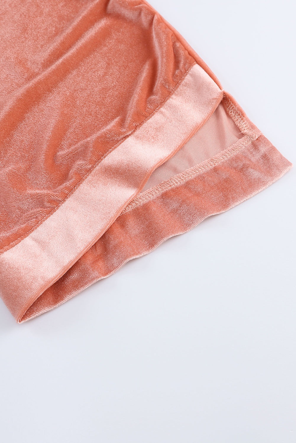 Ružičasti retro kardigan širokih rukava od baršuna