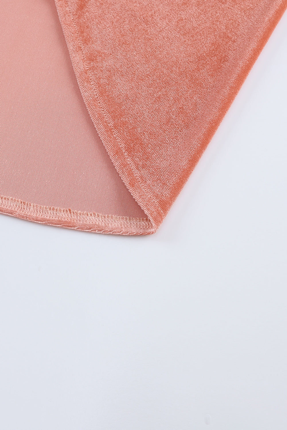 Ružičasti retro kardigan širokih rukava od baršuna