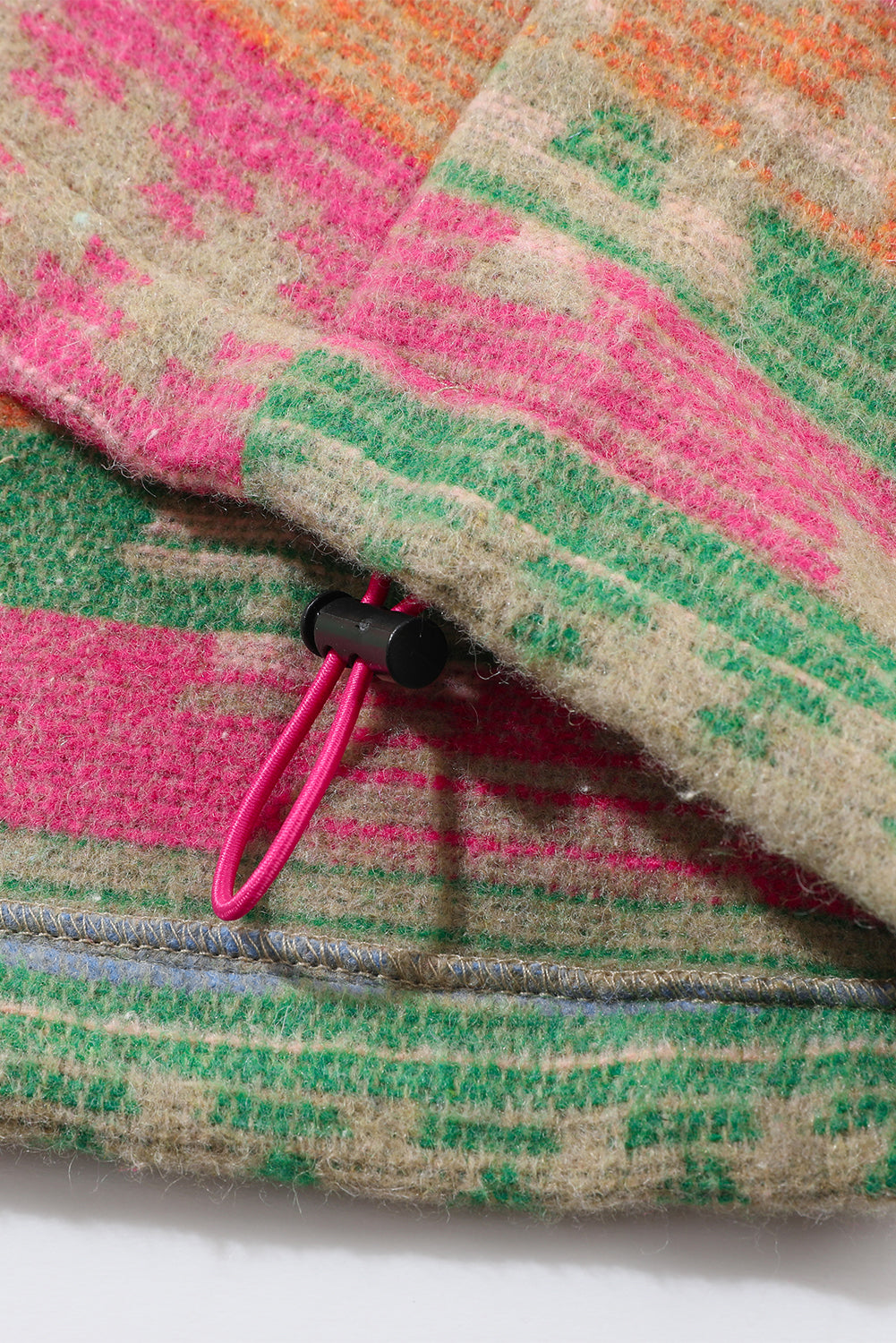 Sweat à Capuche Zippé à Motif Géométrique Occidental Aztèque de Grande Taille Multicolore