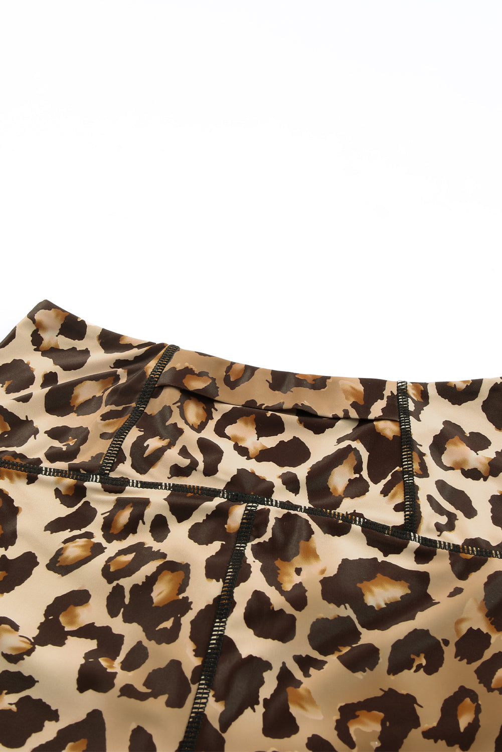 Plivačke kratke hlače s leopard mrežastim izrezom
