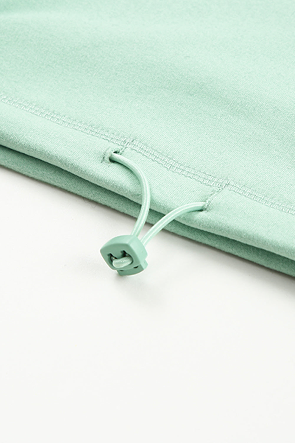 Felpa pullover con tasca frontale con zip verde