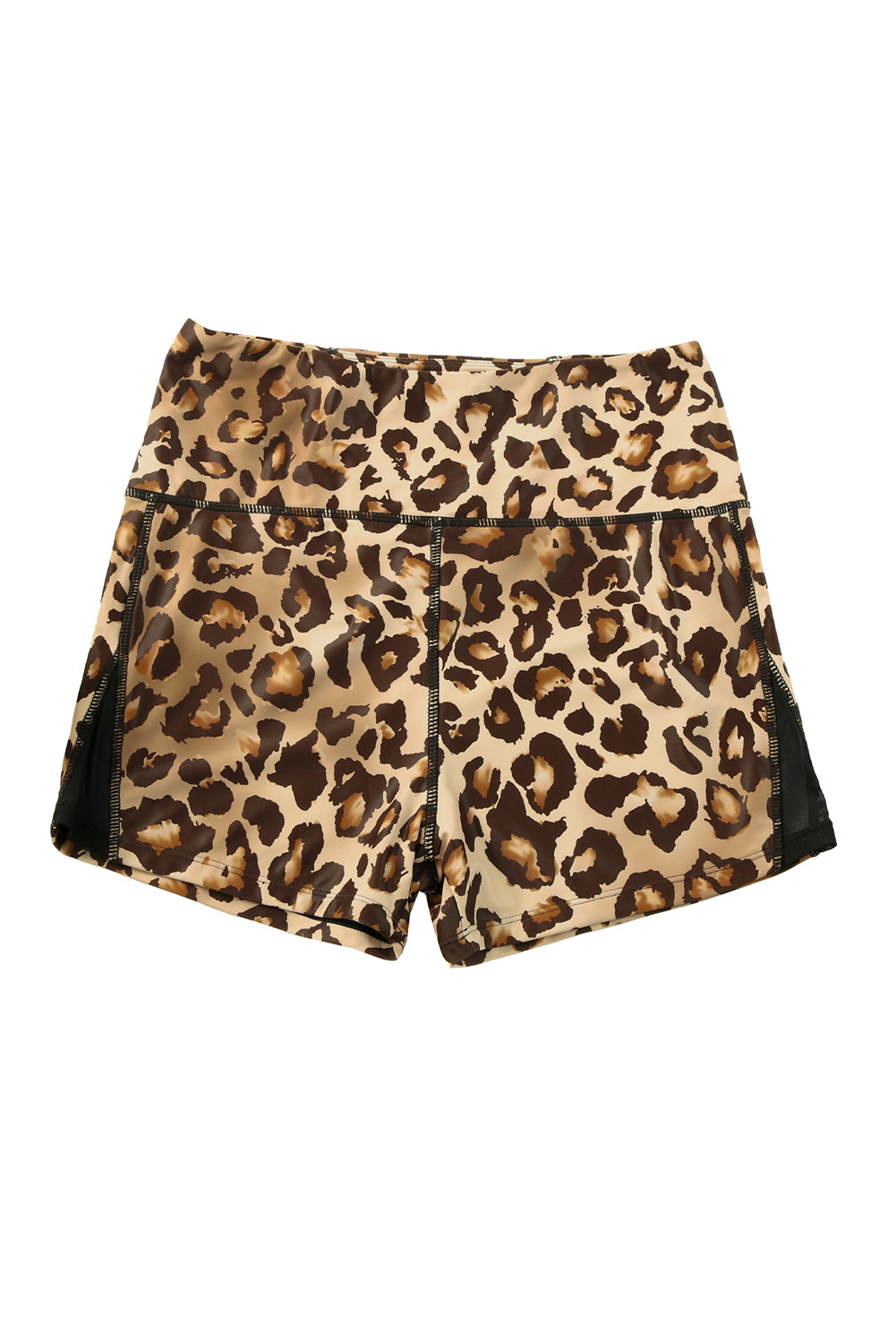 Plivačke kratke hlače s leopard mrežastim izrezom