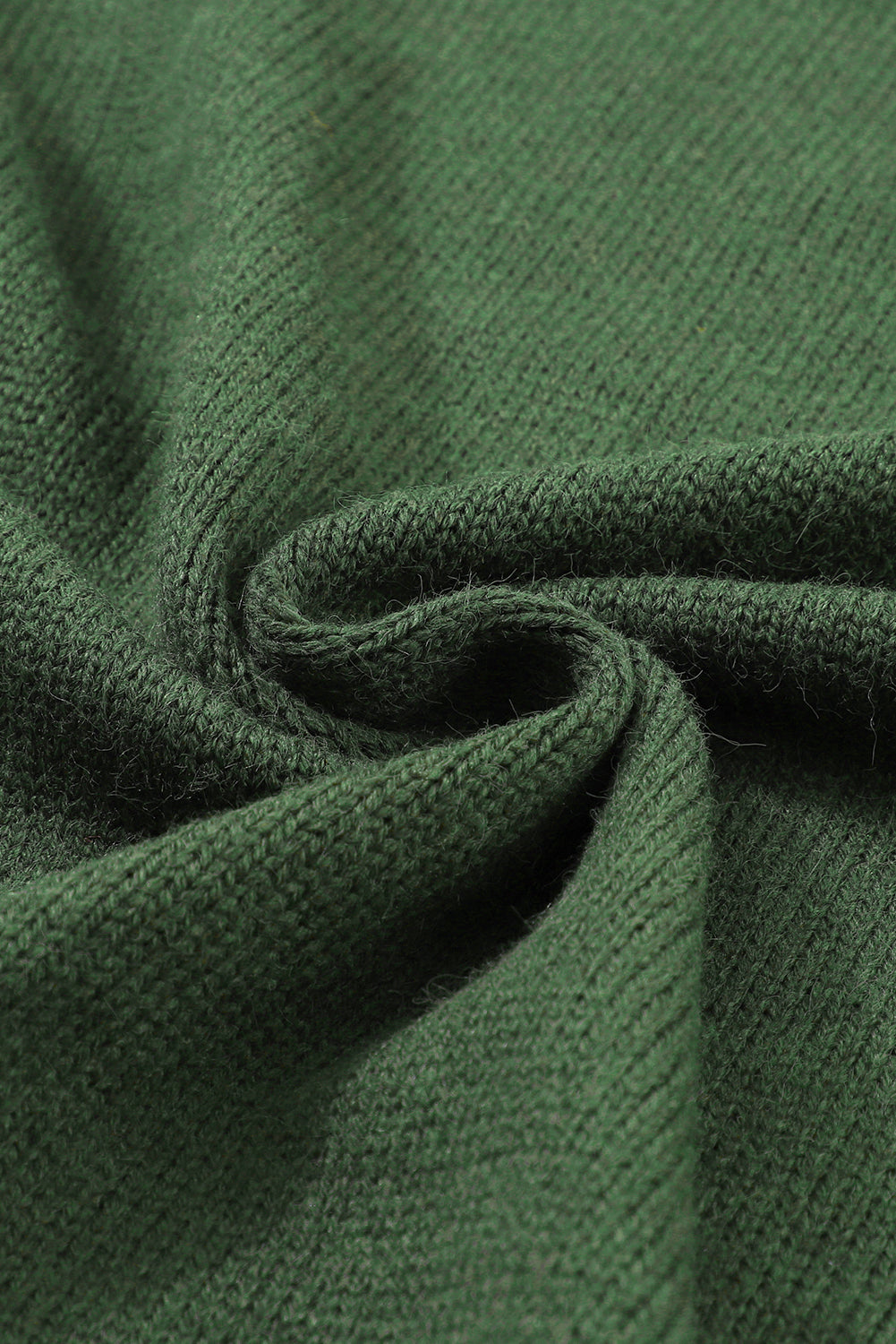Cardigan tricoté gris à texture tissée et ouvert sur le devant avec poches