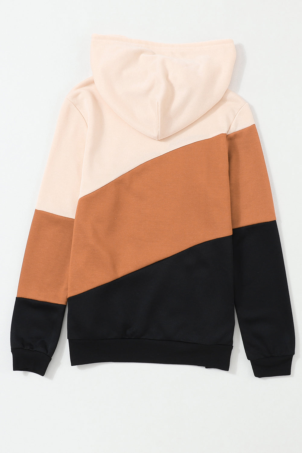 Kaki barvni pulover z žepom