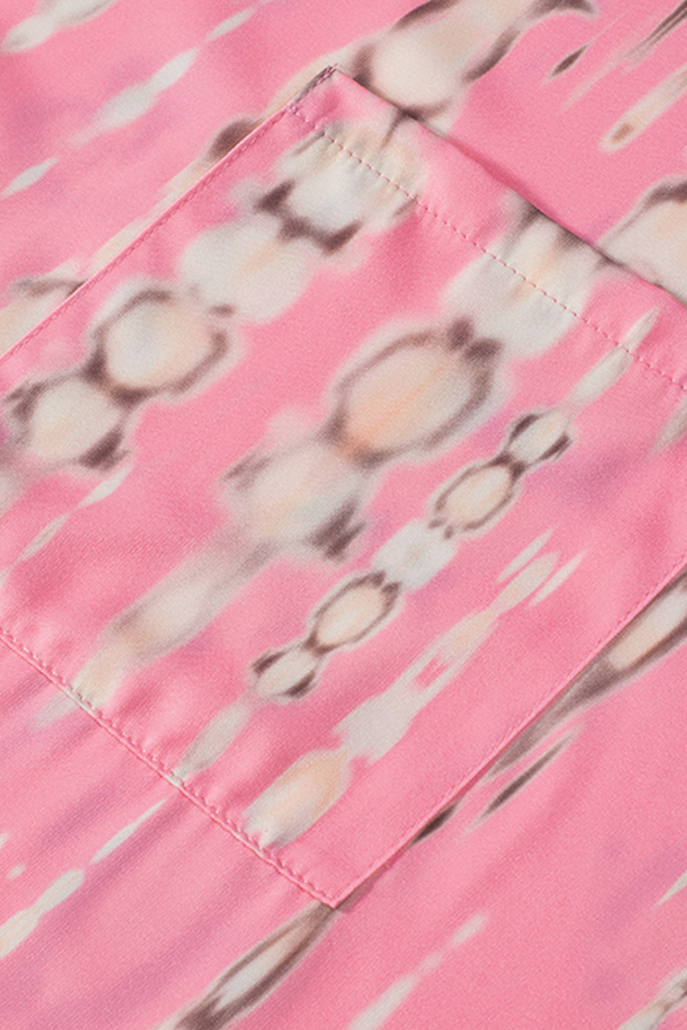 Kimono lungo oversize rosa bohémien tie-dye