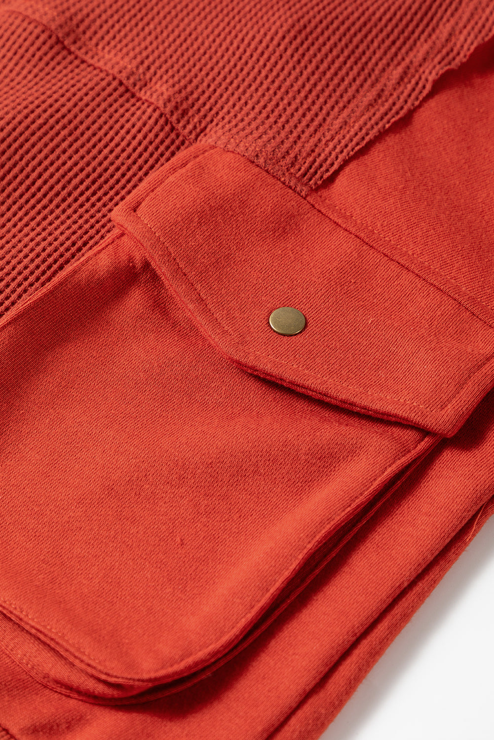 Sweat-shirt zippé à délavage minéral rouge Dahlia