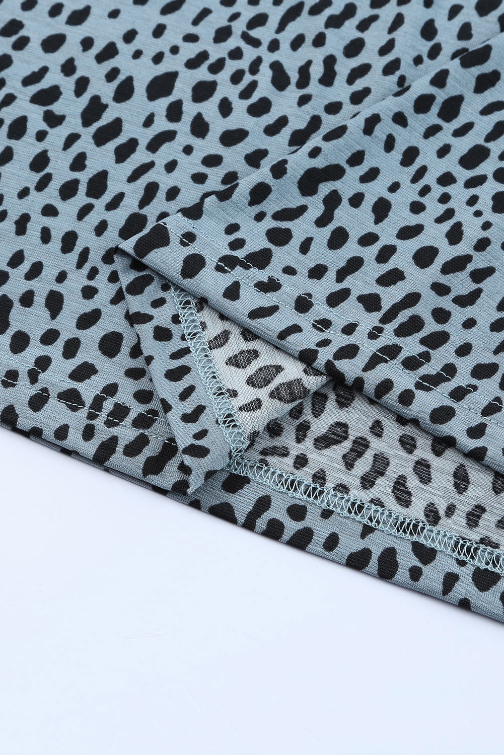Majica kratkih rukava s o-izrezom i printom vatreno crvenog geparda