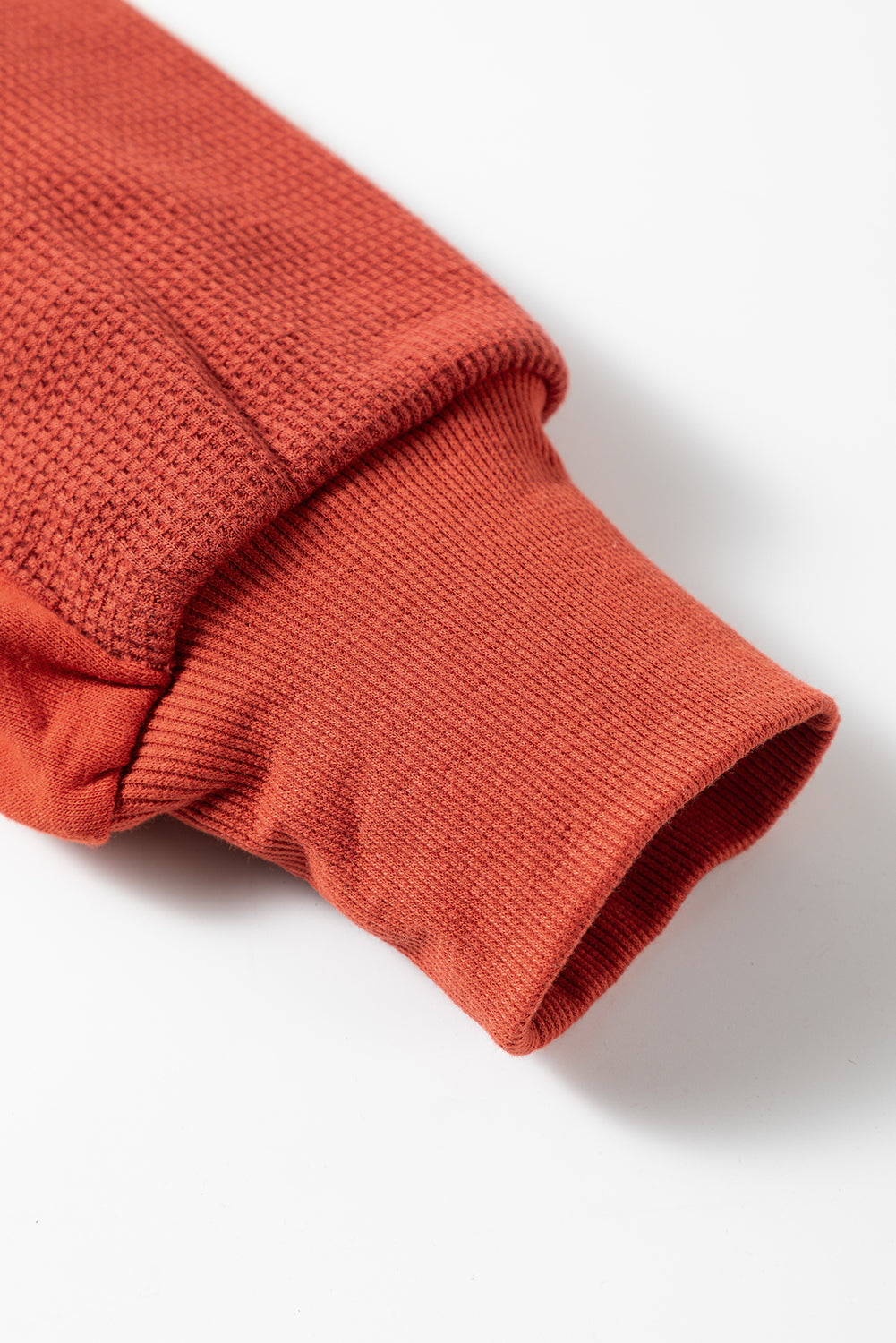Sweat-shirt zippé à délavage minéral rouge Dahlia