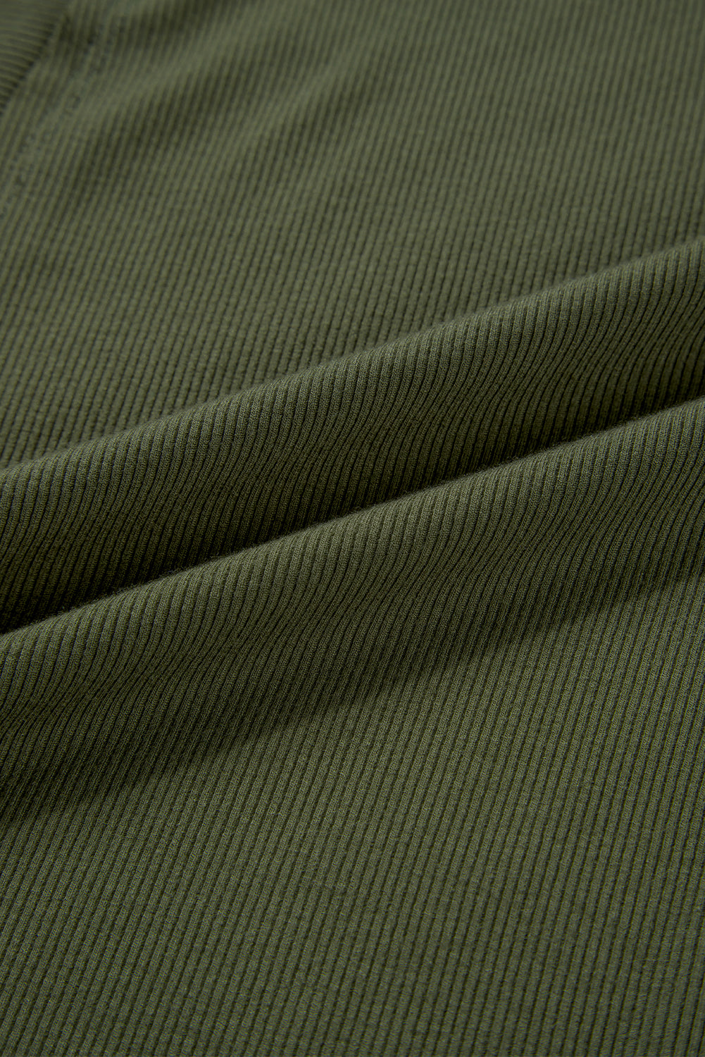 Majica brez rokavov z dvojnimi naramnicami z izpostavljenimi šivi Jungle Green