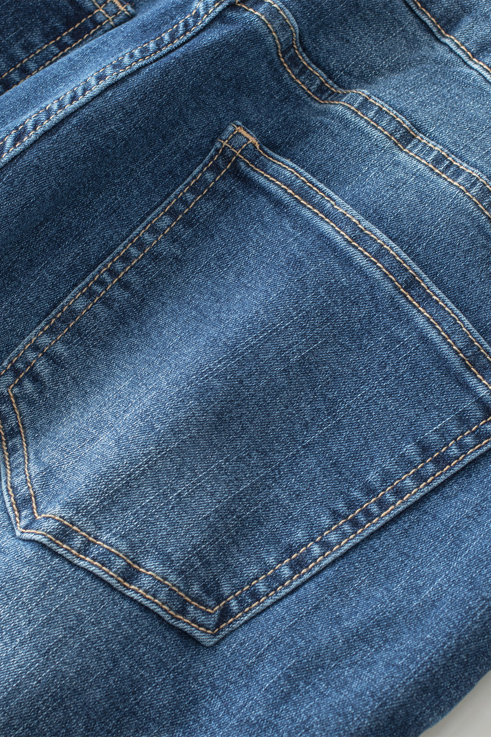Jeans skinny strappati strappati blu taglie forti