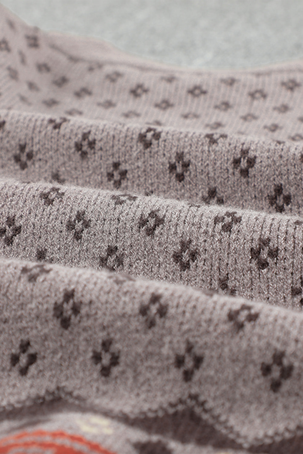 Maglione pullover stampato girocollo