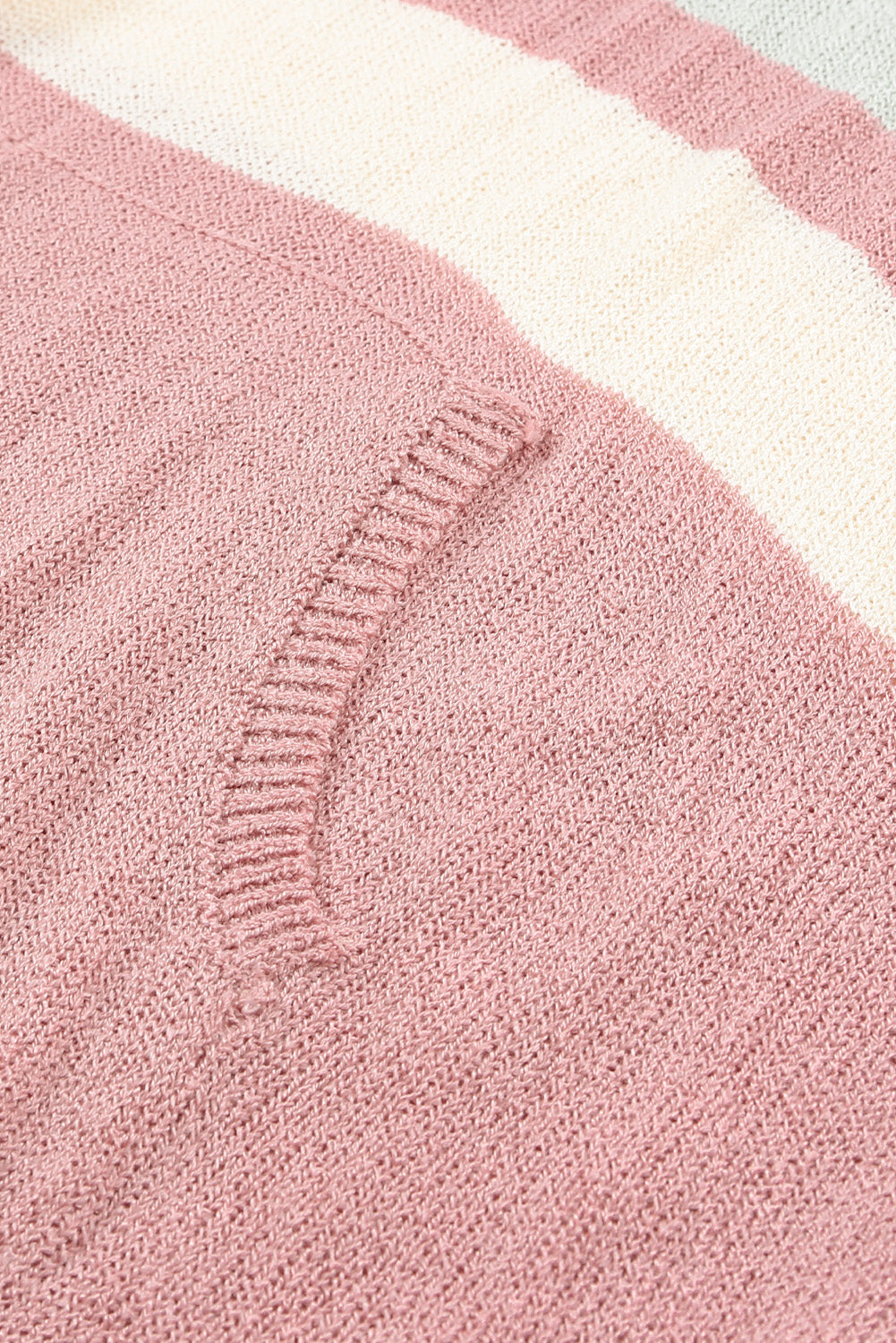 Maglione con cappuccio con tasca a marsupio in maglia color block