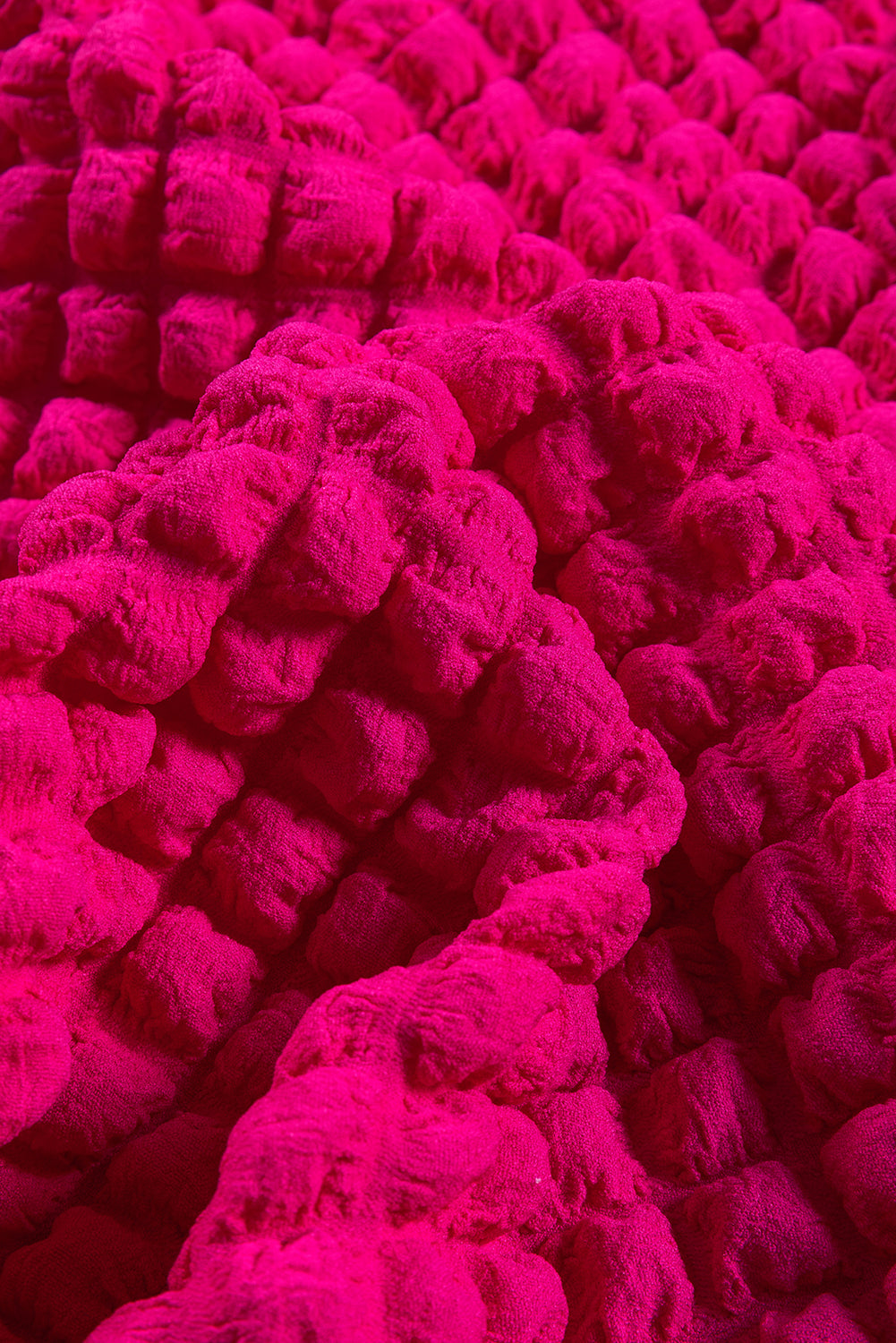 Haut en tricot texturé Rose Red Bubble