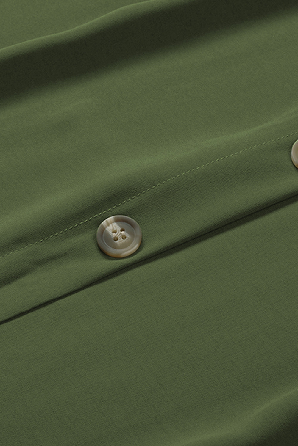Zelena slip obleka z gumbi