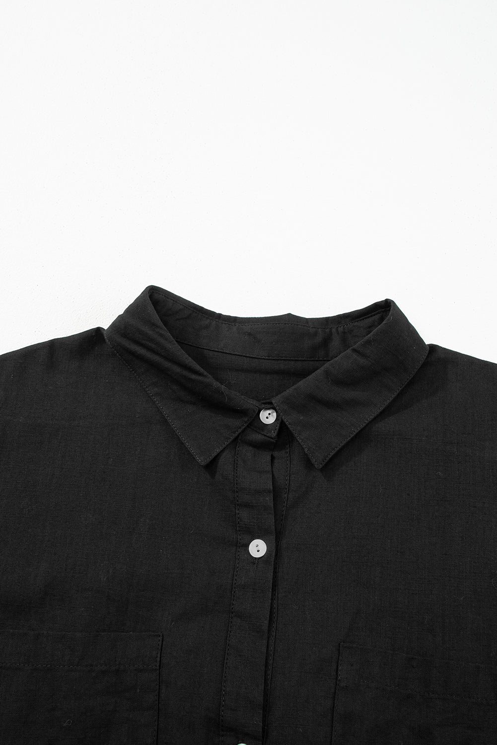 Crna lagana maska ​​za plažu u stilu košulje