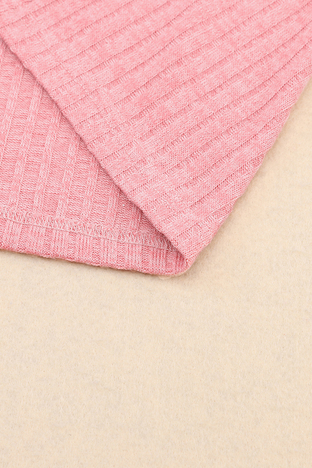 Top taglie forti lavorato a maglia a blocchi di colore patchwork leopardo rosa