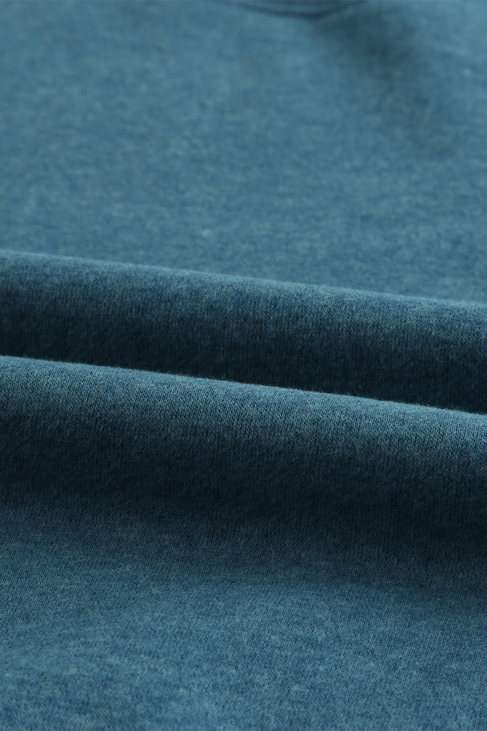 Felpa pullover a maniche lunghe color block blu