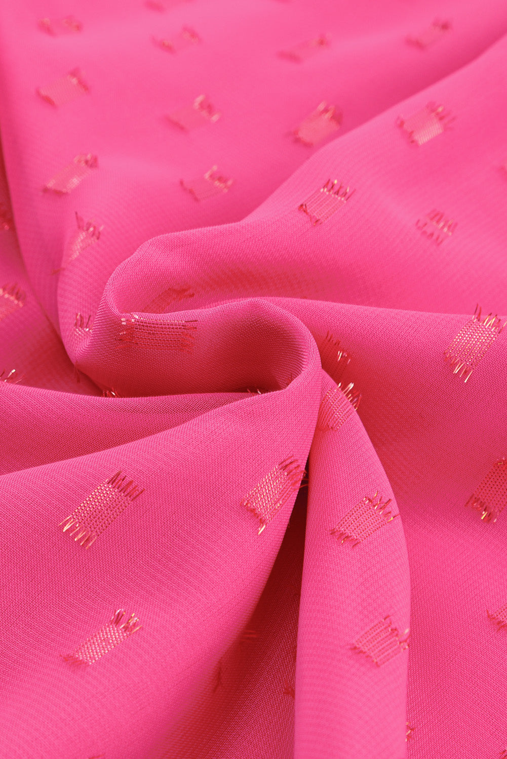 Majica kratkih rukava s ružičastim točkicama i zlatnim žigovima