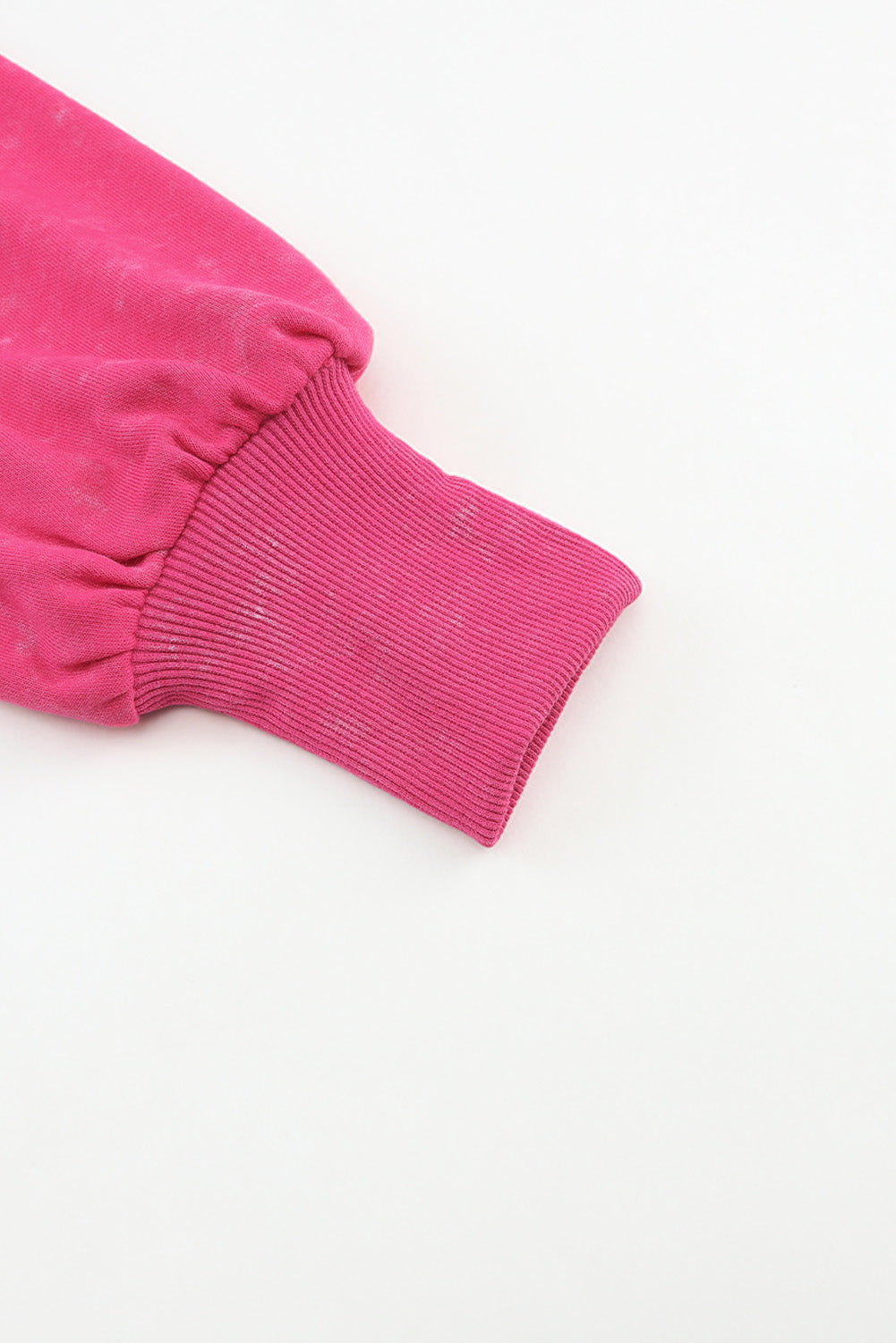 Relaxed Fit-Pullover mit Nähten und Schlitzen in Rose Acid Wash