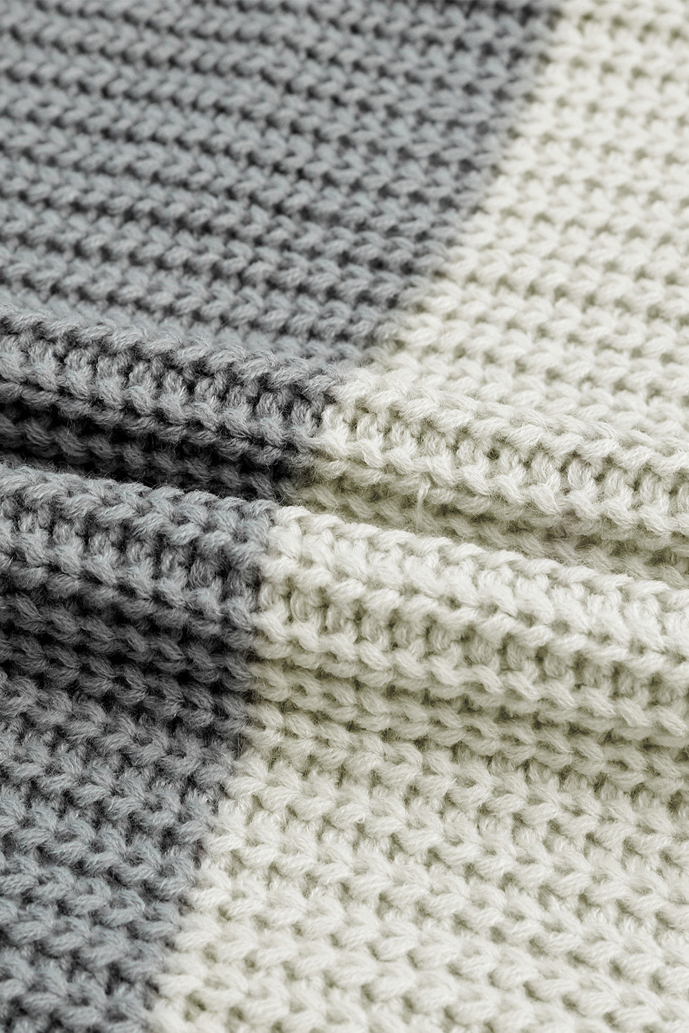 Duster jopica s pletenimi stranskimi žepi v barvnem bloku
