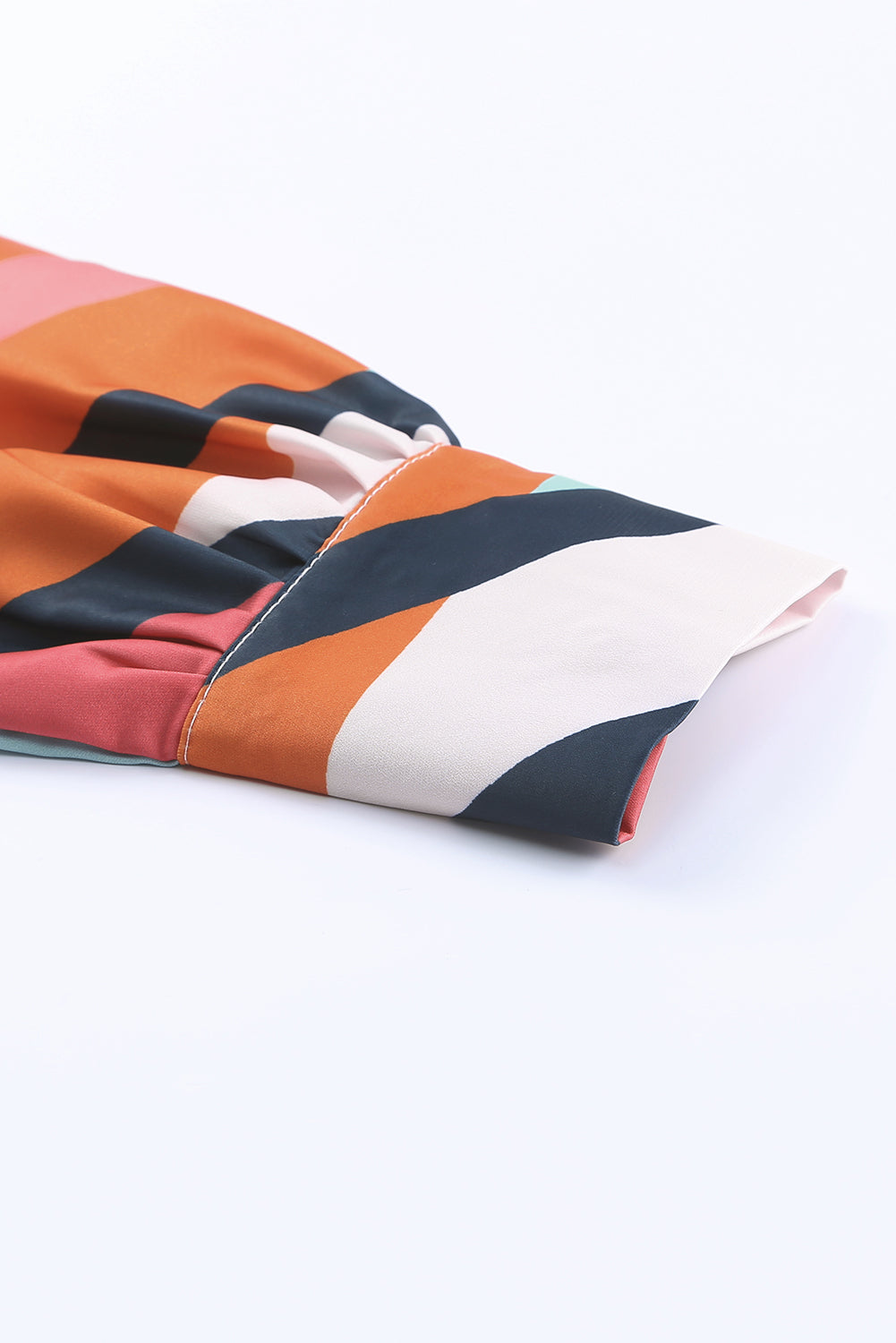 Košulja s rukavima s manžetama u više boja s apstraktnim printom