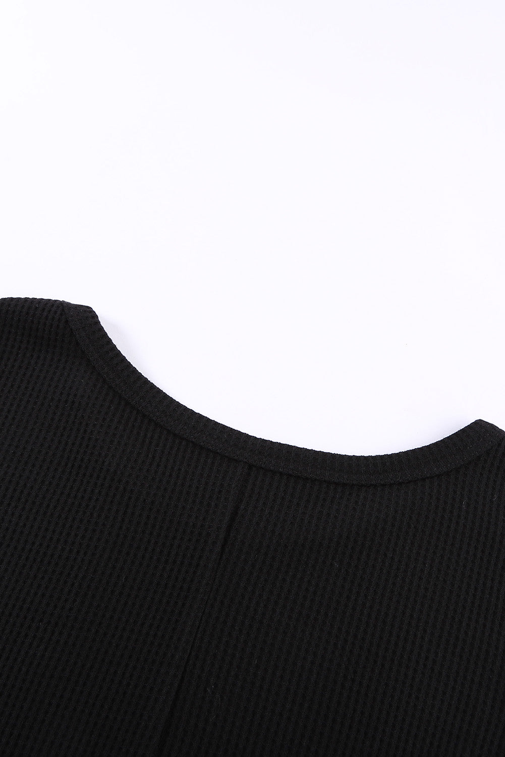Crna majica bez rukava s okruglim izrezom