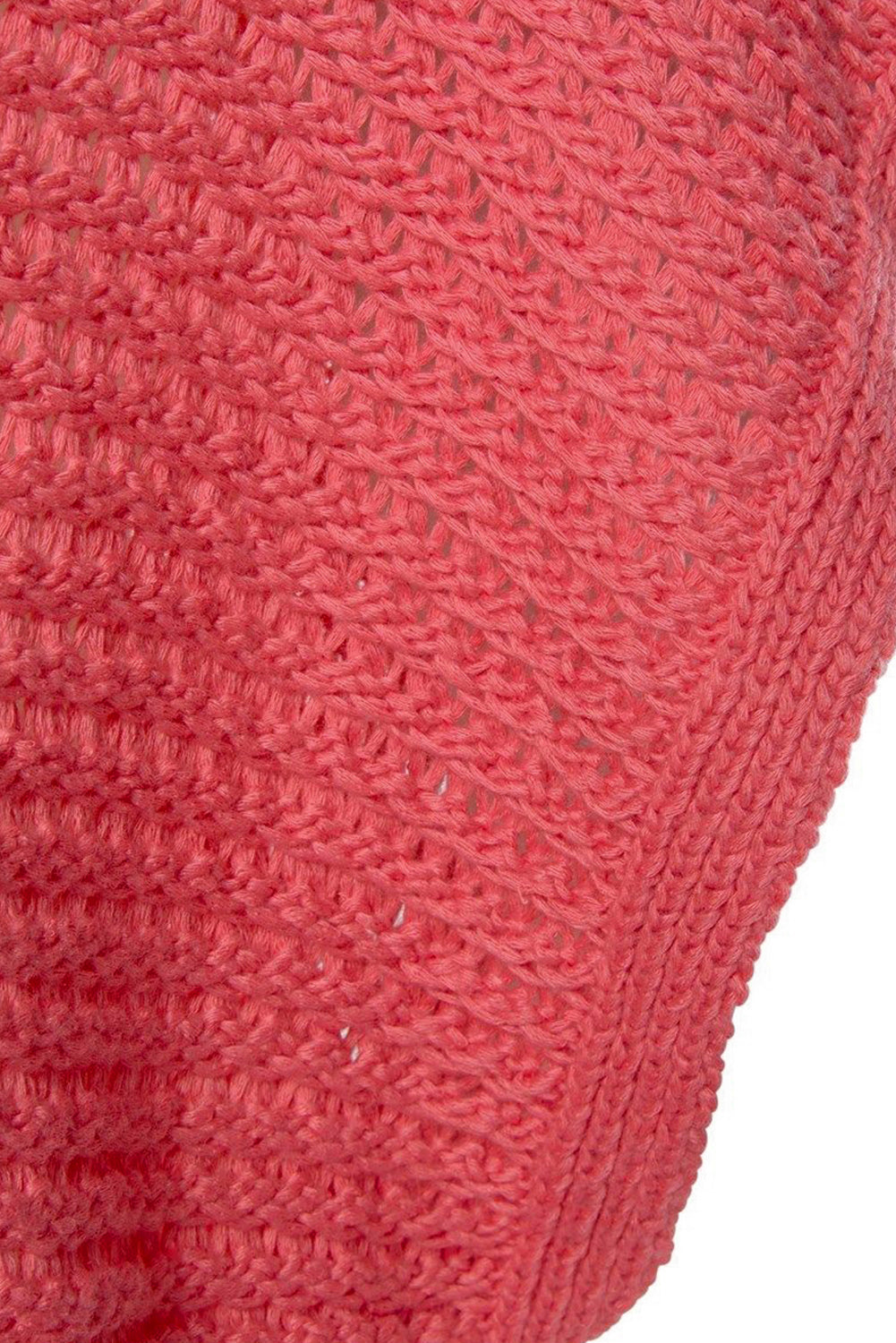 Ginger Solid Loose Knit Pullover mit kurzen Dolman-Ärmeln