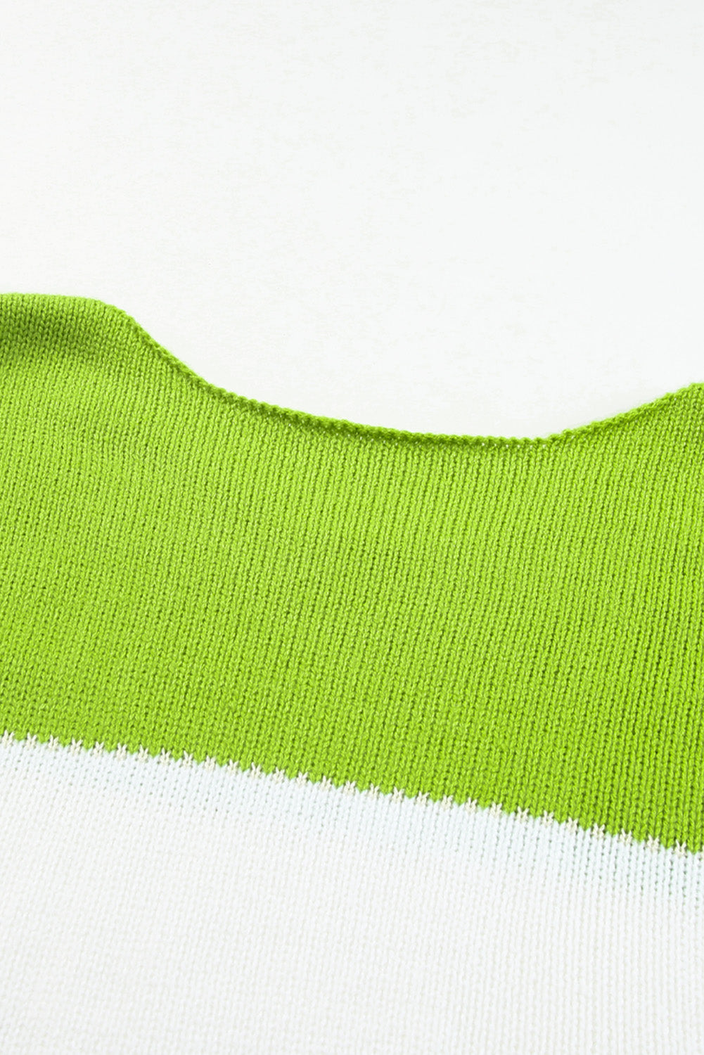 Maglione patchwork a blocchi di colore verde taglie forti