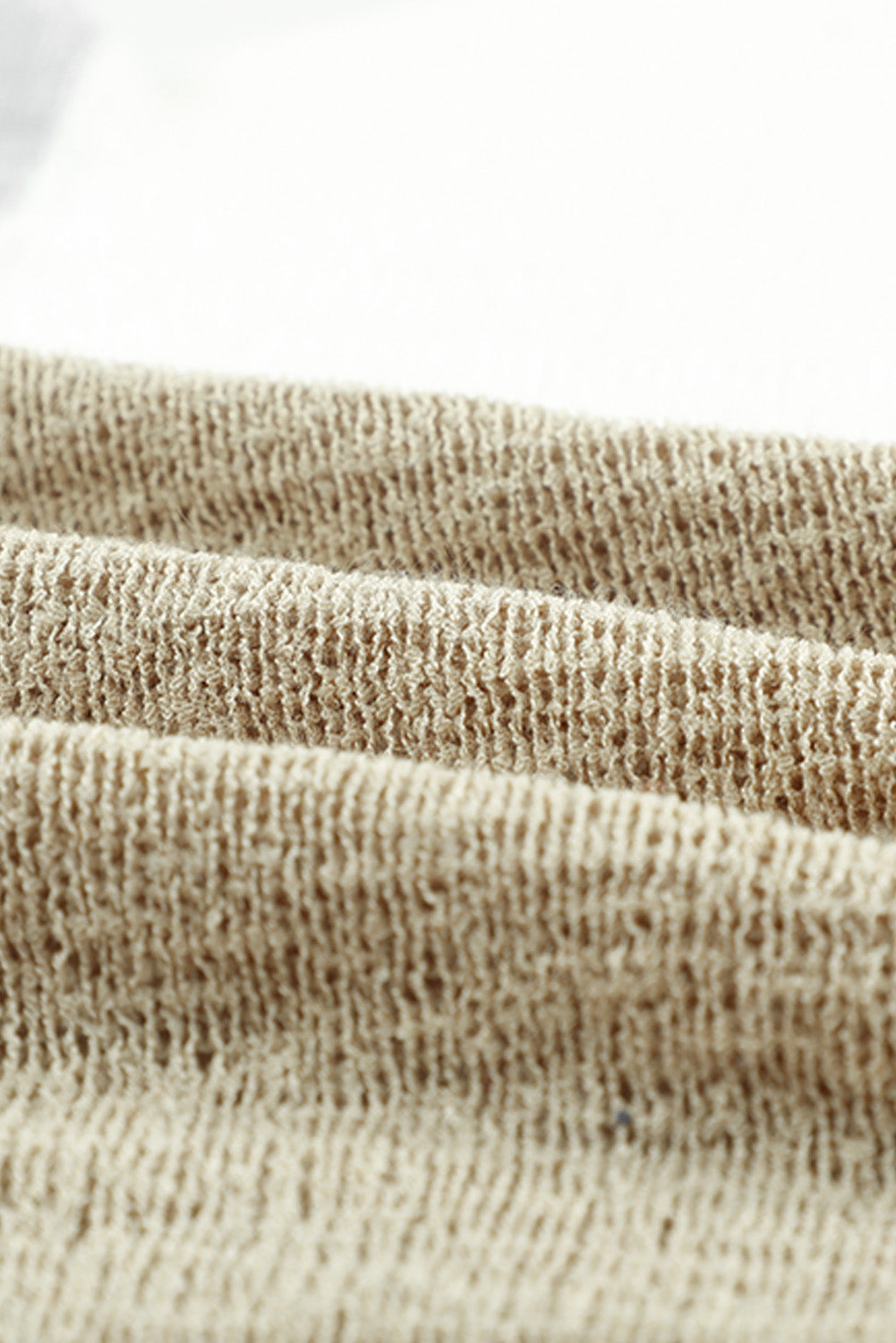 Canotta lavorata a maglia a blocchi di colore grigio