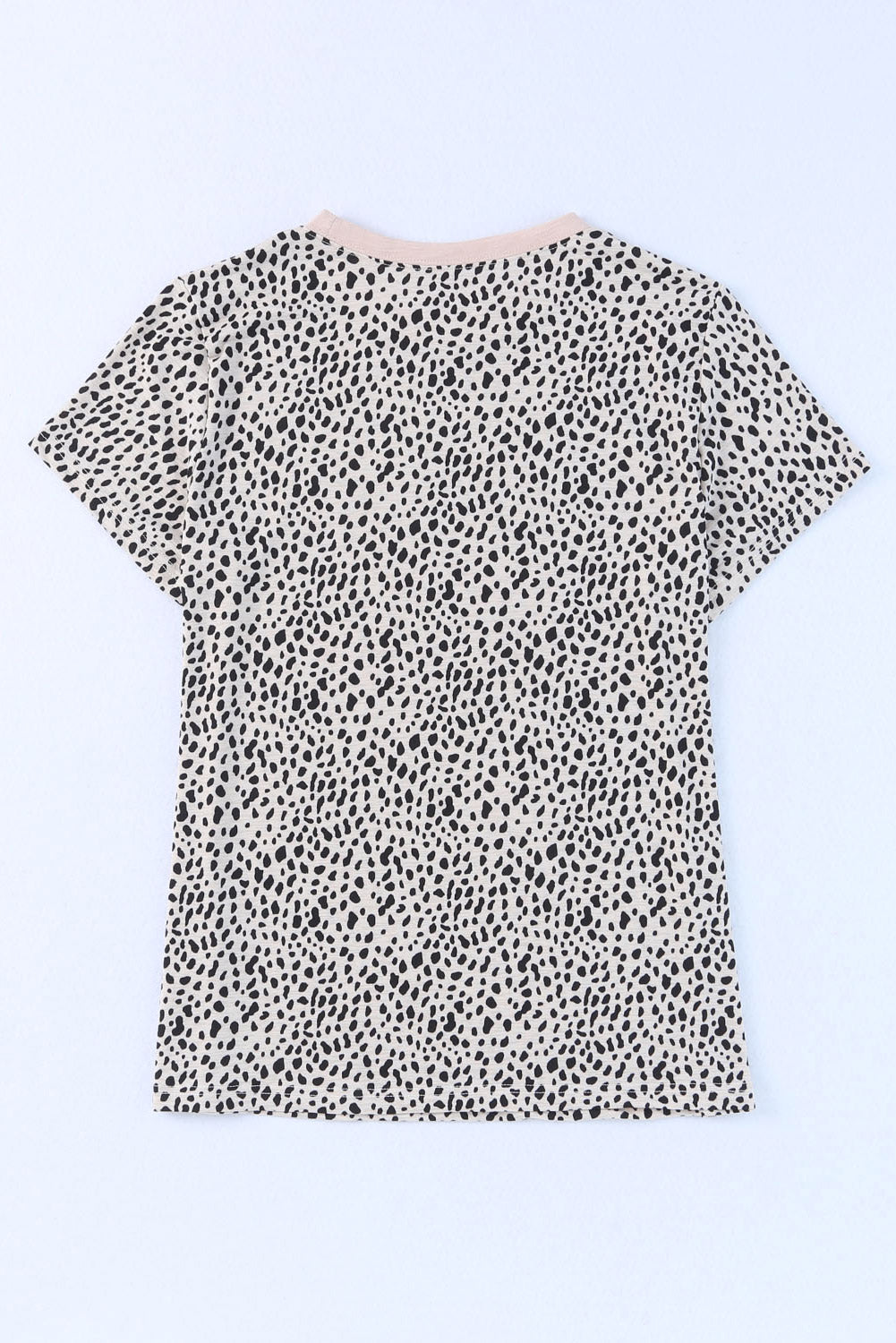 Majica kratkih rukava s o-izrezom i printom vatreno crvenog geparda