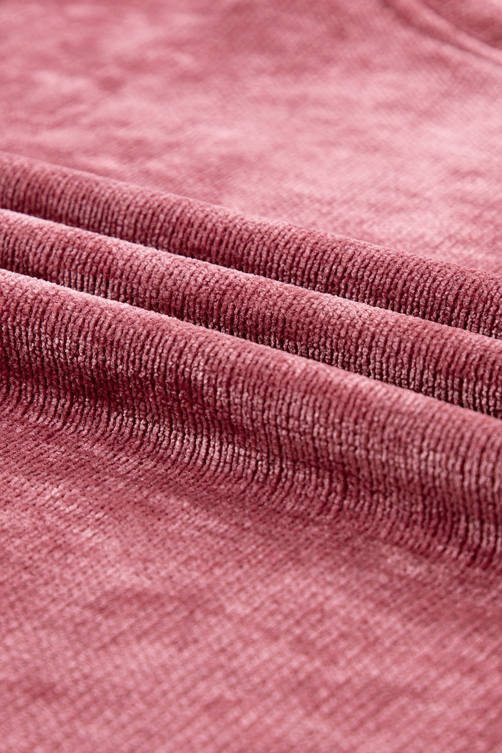 Komplet kratkih rokavov in kratke hlače Rose Pink Mineral Wash Corduroy