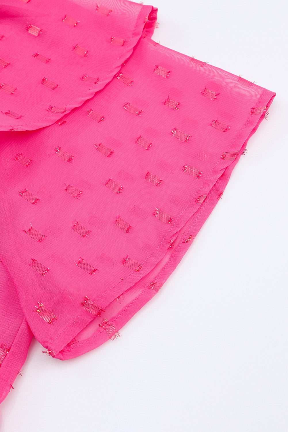 Majica kratkih rukava s ružičastim točkicama i zlatnim žigovima