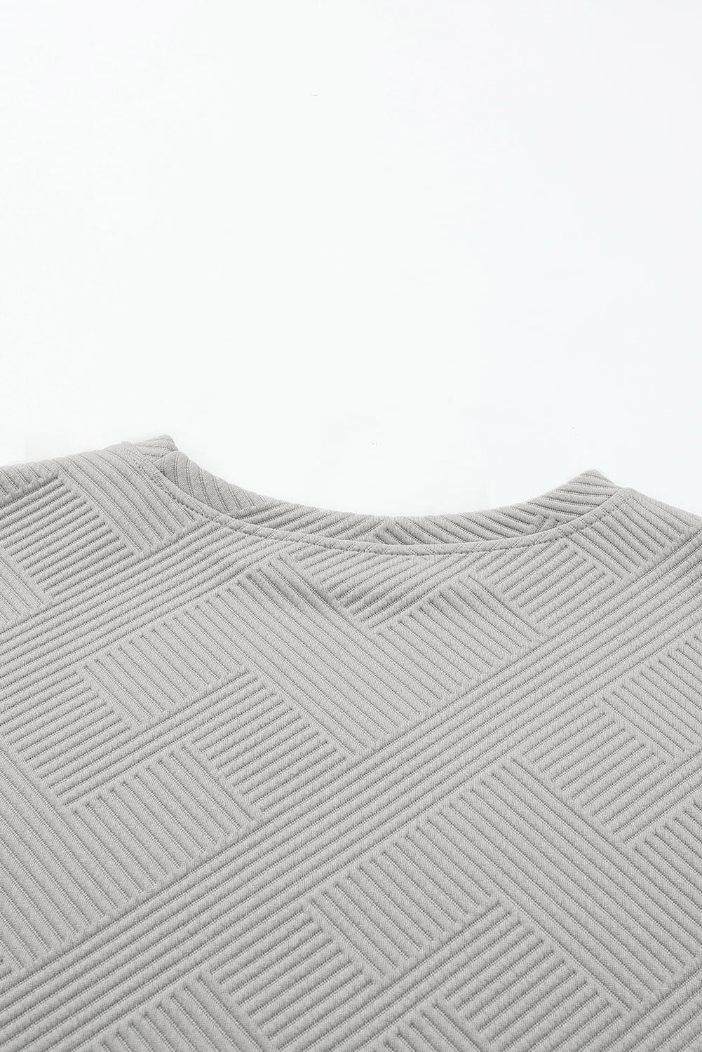 Siv 2-delni enobarvni komplet kratkih hlač z vrvico
