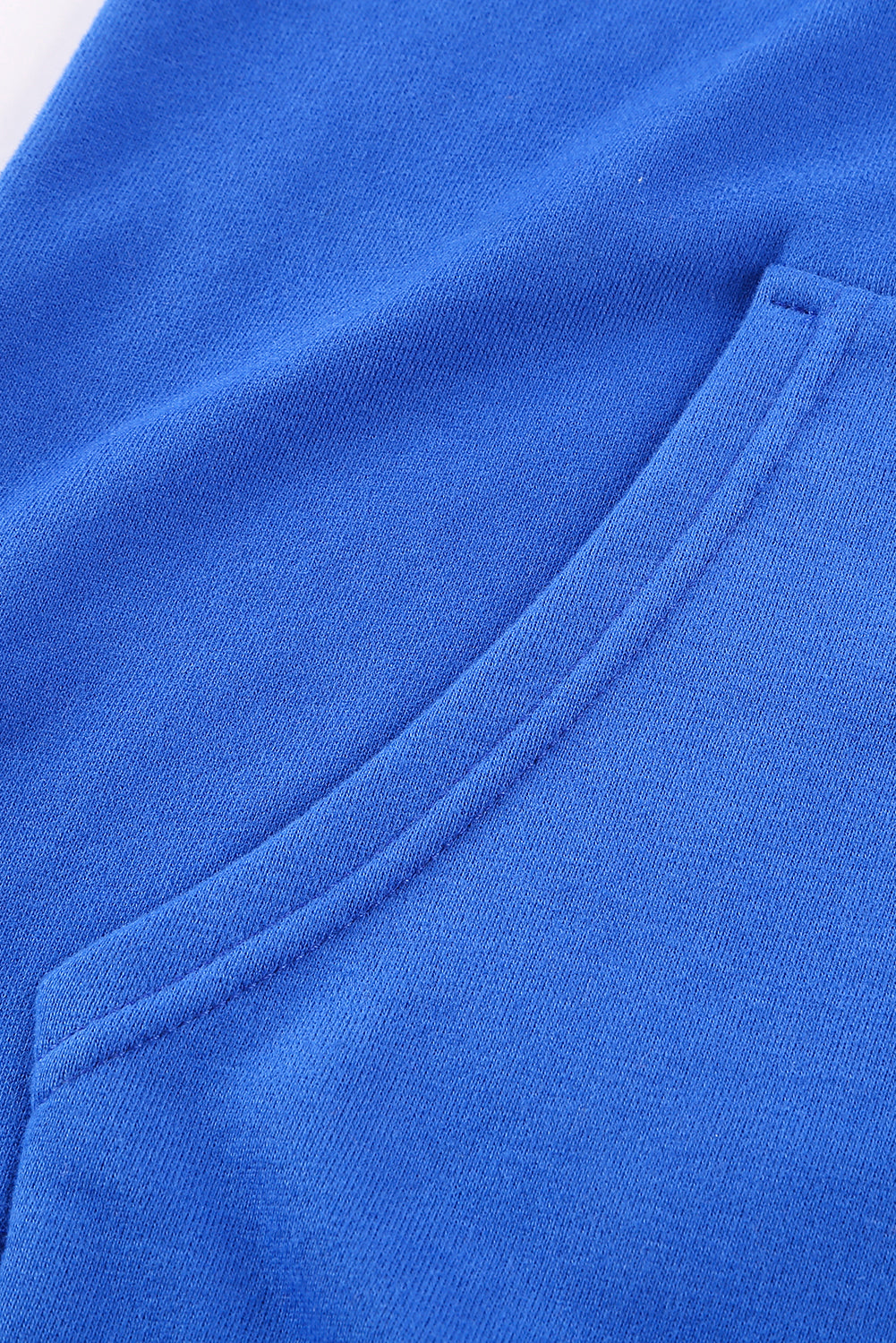Veste à capuche zippée bleue