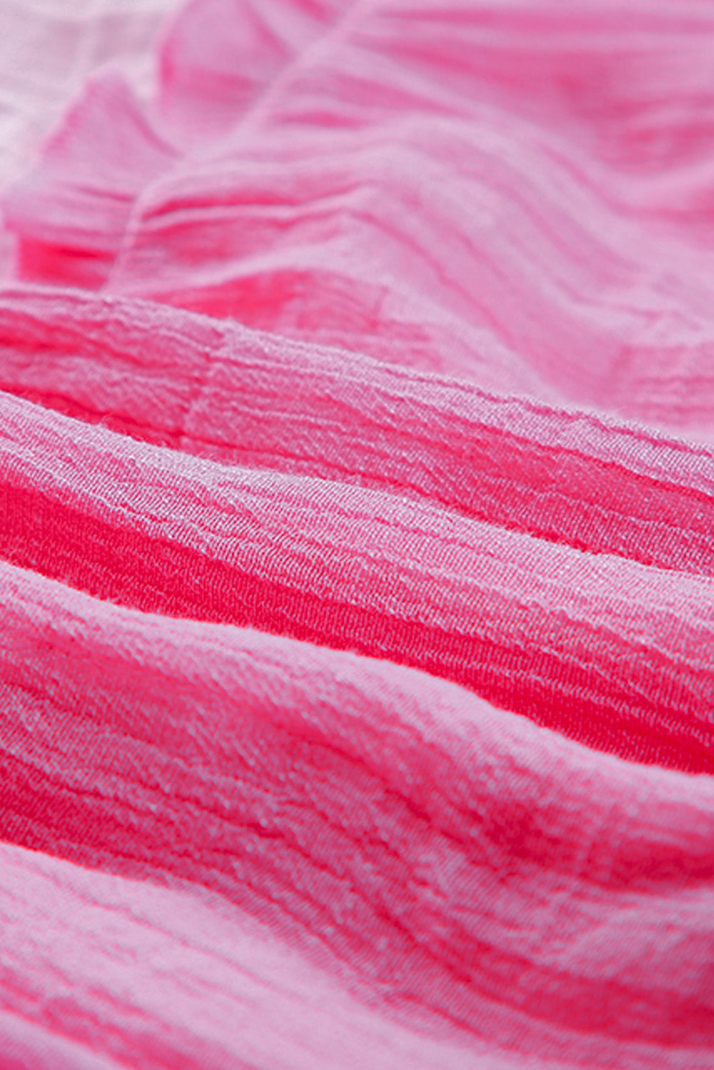 Robe à plusieurs niveaux en blocs de couleurs ombrés rose