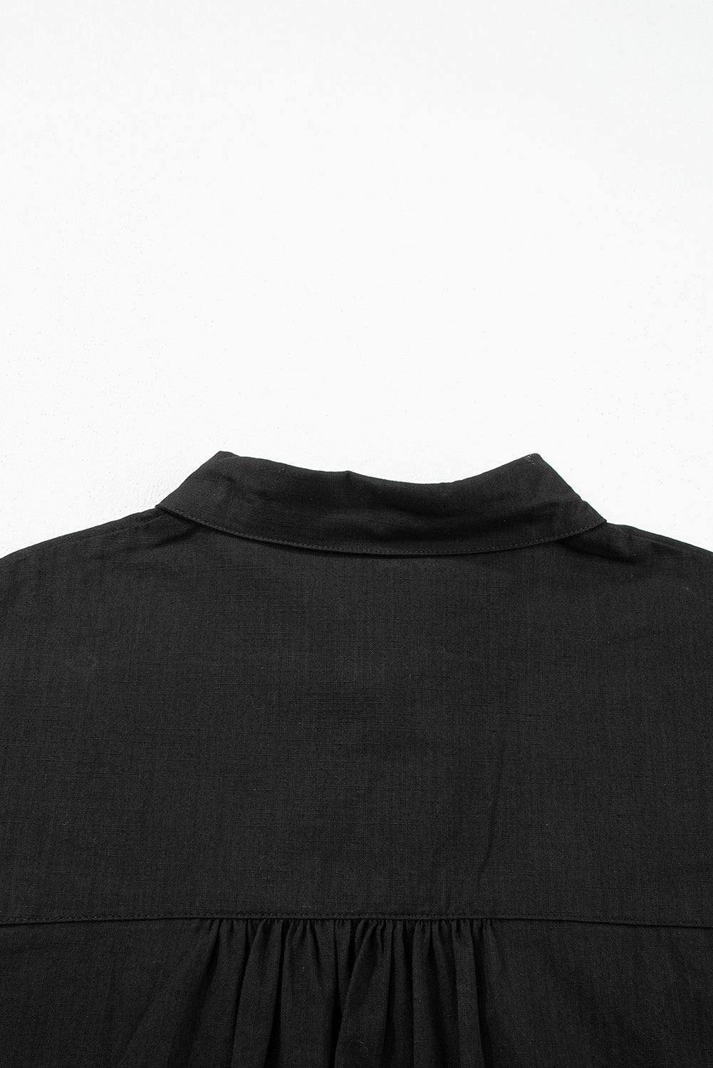 Crna lagana maska ​​za plažu u stilu košulje