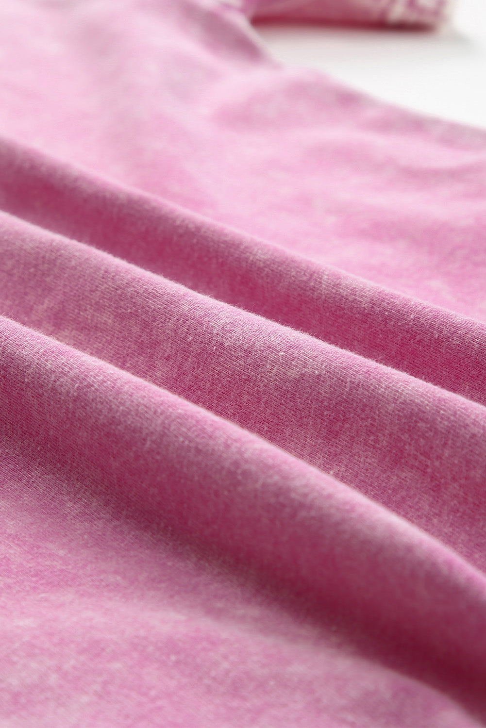 Pink Vintage Mineral Wash grafička majica s otisnutim zvijezdama