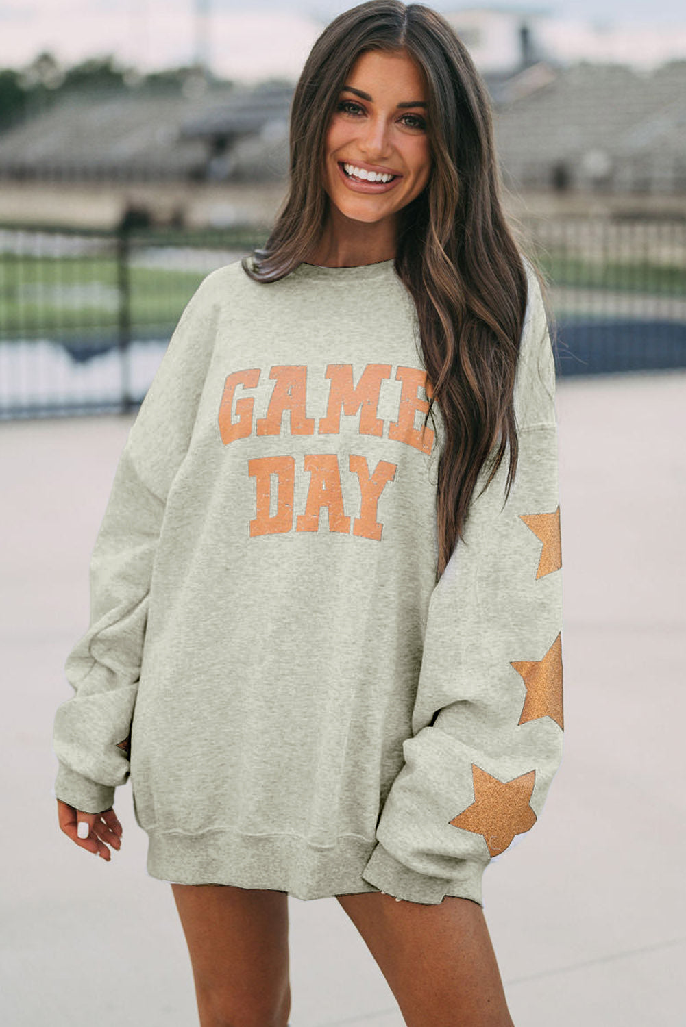 Grejpfrut Orange Game Day Graphic Sweatshirt
