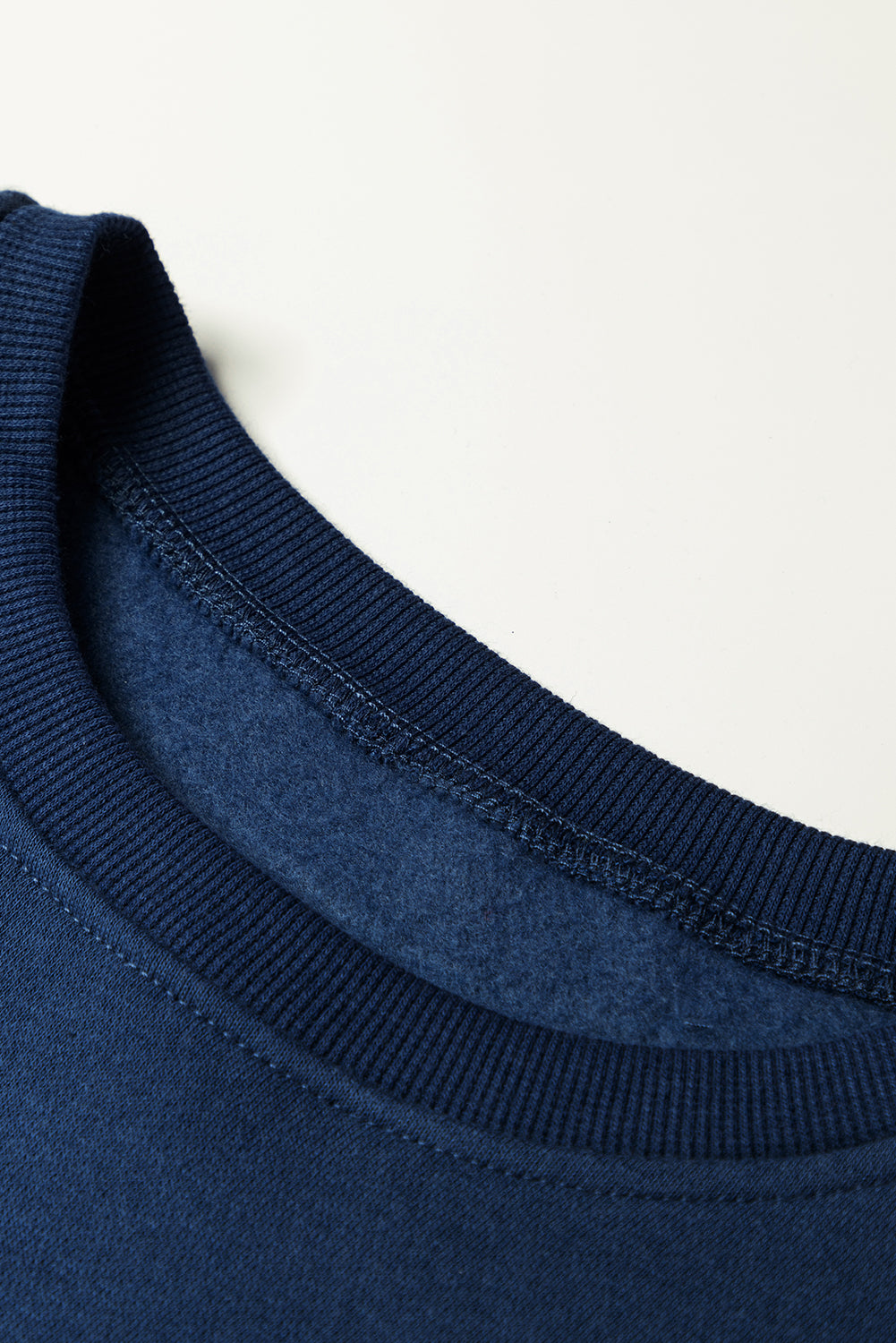 Sweat-shirt surdimensionné à manches ballon et imprimé DALLAS bleu voile