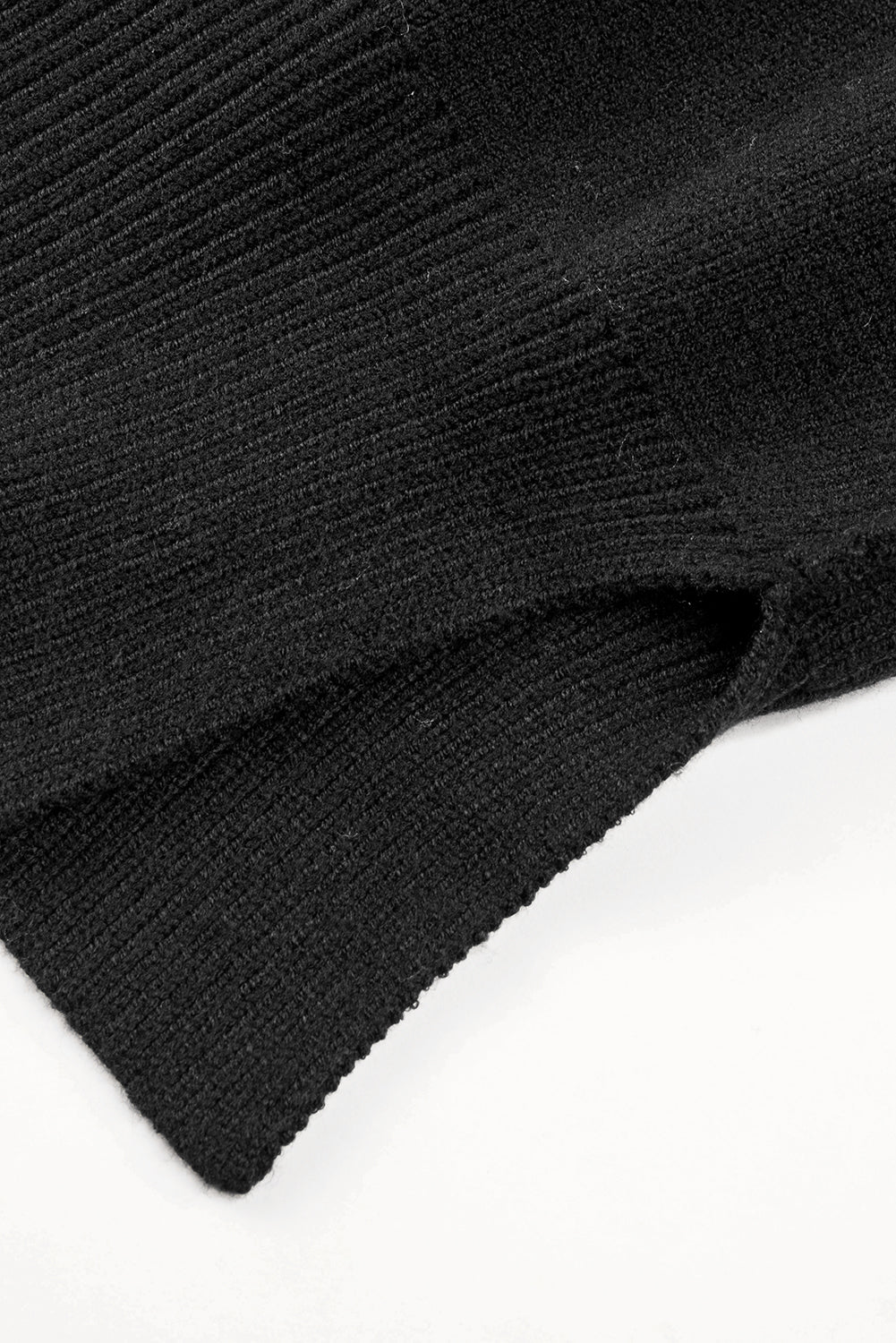 Maglione pullover grigio oversize con maniche a palloncino e spalle cadenti