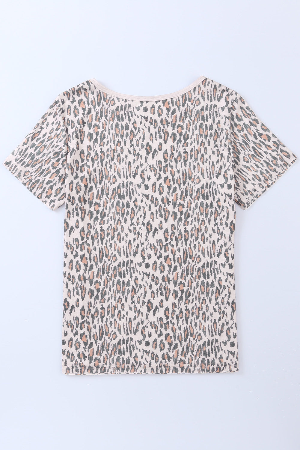 Leopardna majica kratkih rukava sa životinjskim printom
