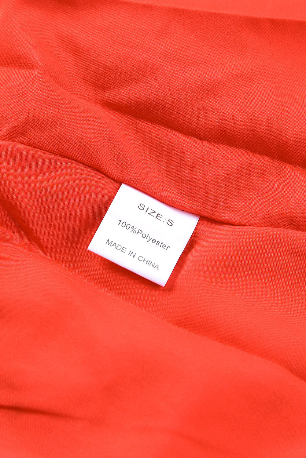 Vatreno crvena proljetna cvjetna haljina s četvrtastim izrezom