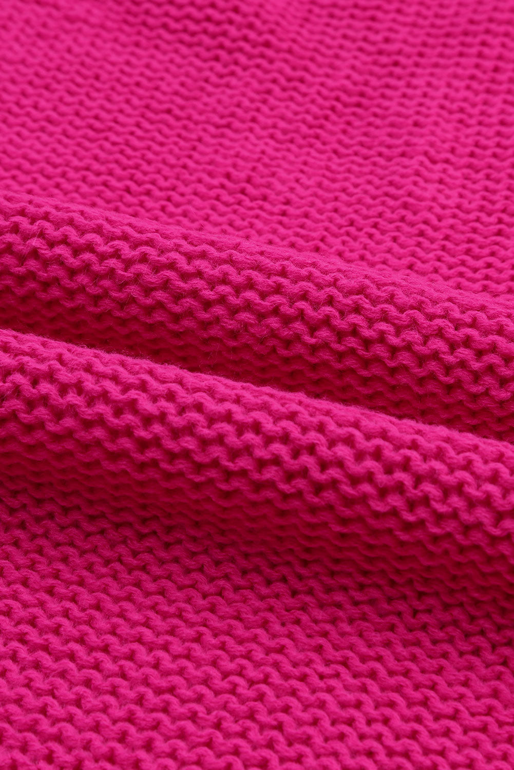 Maglione lavorato a maglia con maniche a palloncino con rose scavate