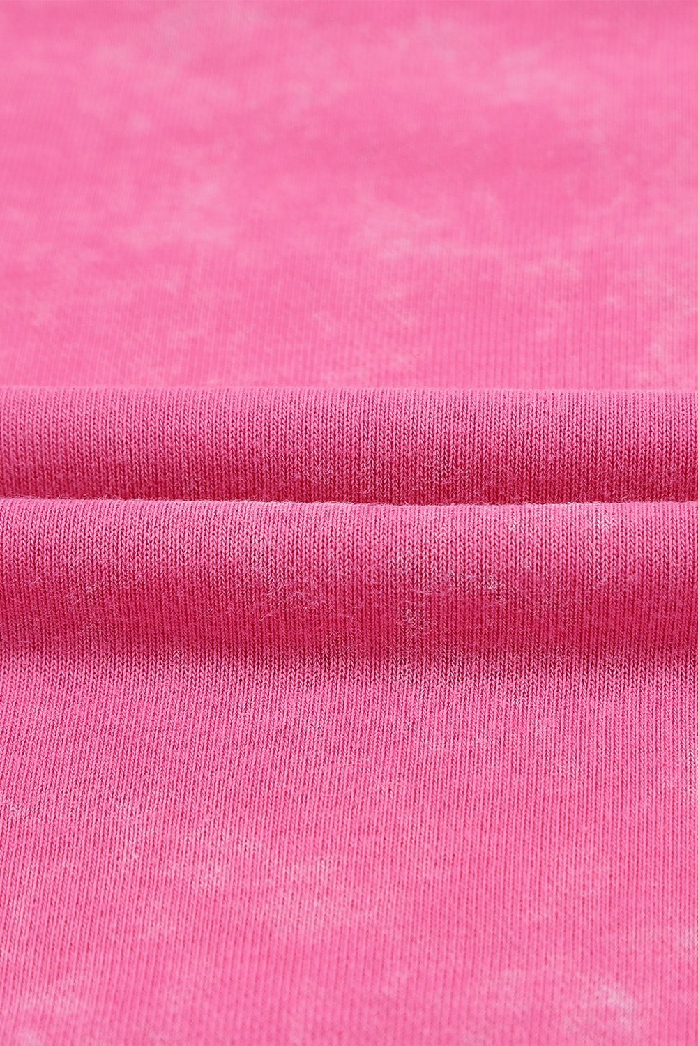 Rose Vintage-Sweatshirt mit ausgewaschenen Puffärmeln