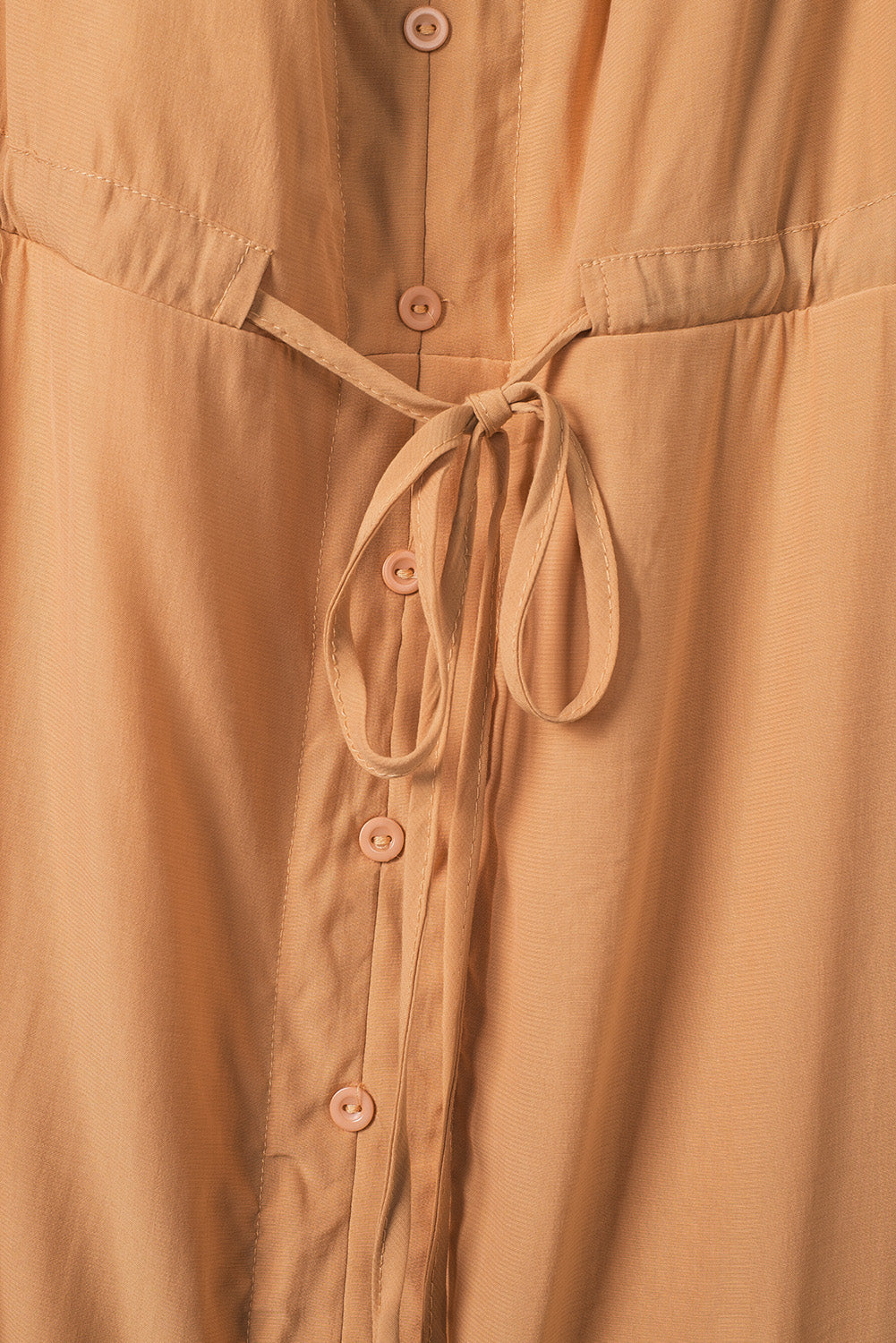 Apricot Glaze High Low Maxi obleka z odprtimi rameni